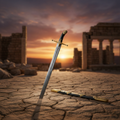 Replica of sword attributed to Sahabi Abu Husna ra