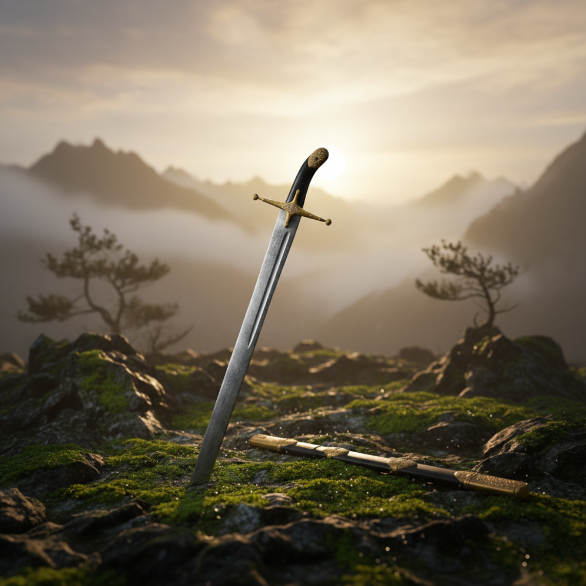 Replica of sword attributed to Sahabi Abu Husna ra
