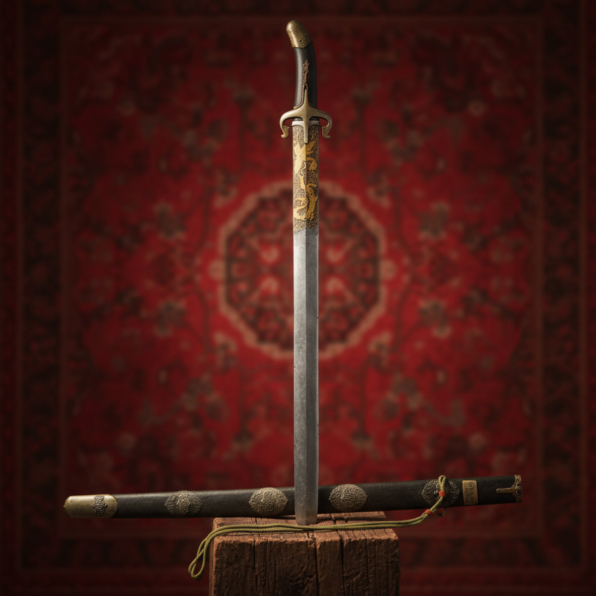 Replica of sword attributed to Prophet Muhammad PBUH and Jaffar Tayyar ra