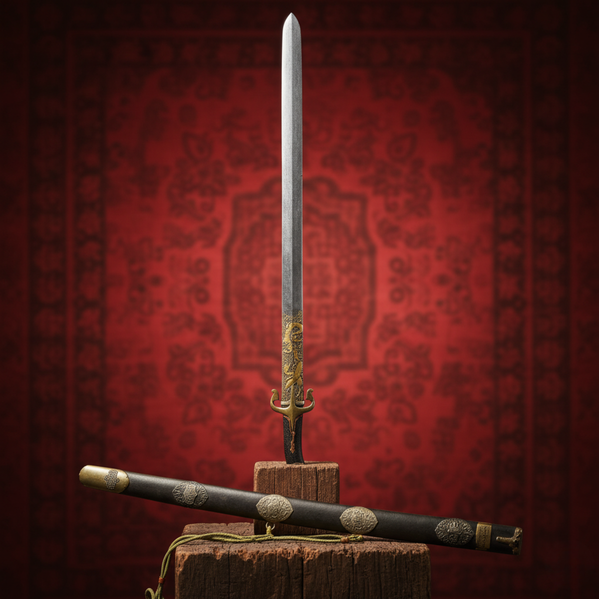 Replica of sword attributed to Prophet Muhammad PBUH and Jaffar Tayyar ra