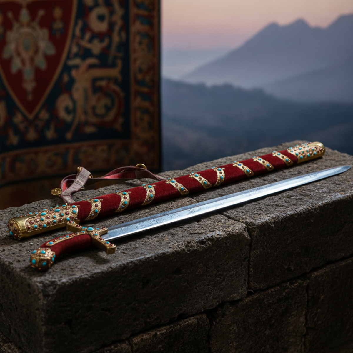 Replica of sword attributed to Hazrat Khalid Bi Waleed ra