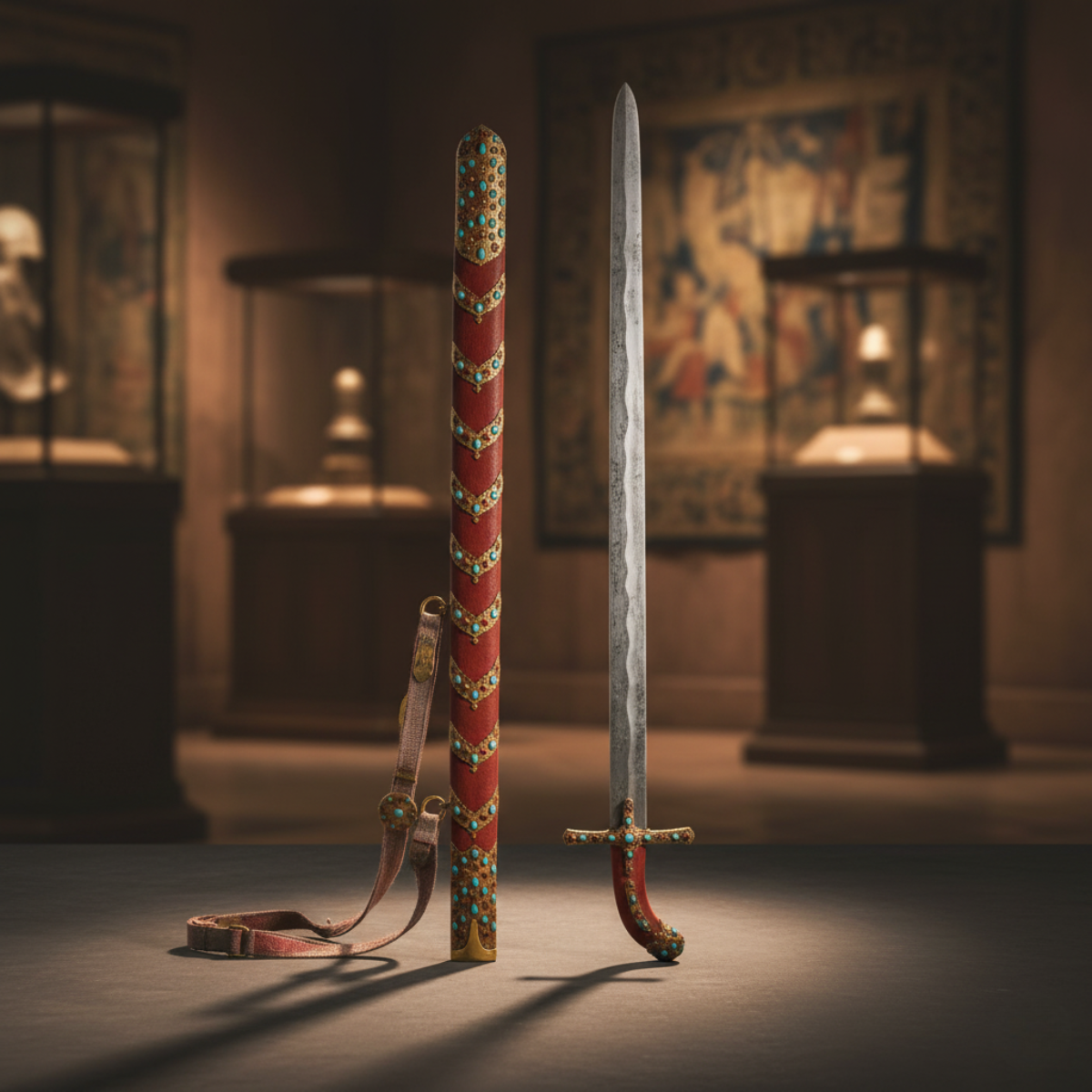 Replica of sword attributed to Hazrat Khalid Bi Waleed ra