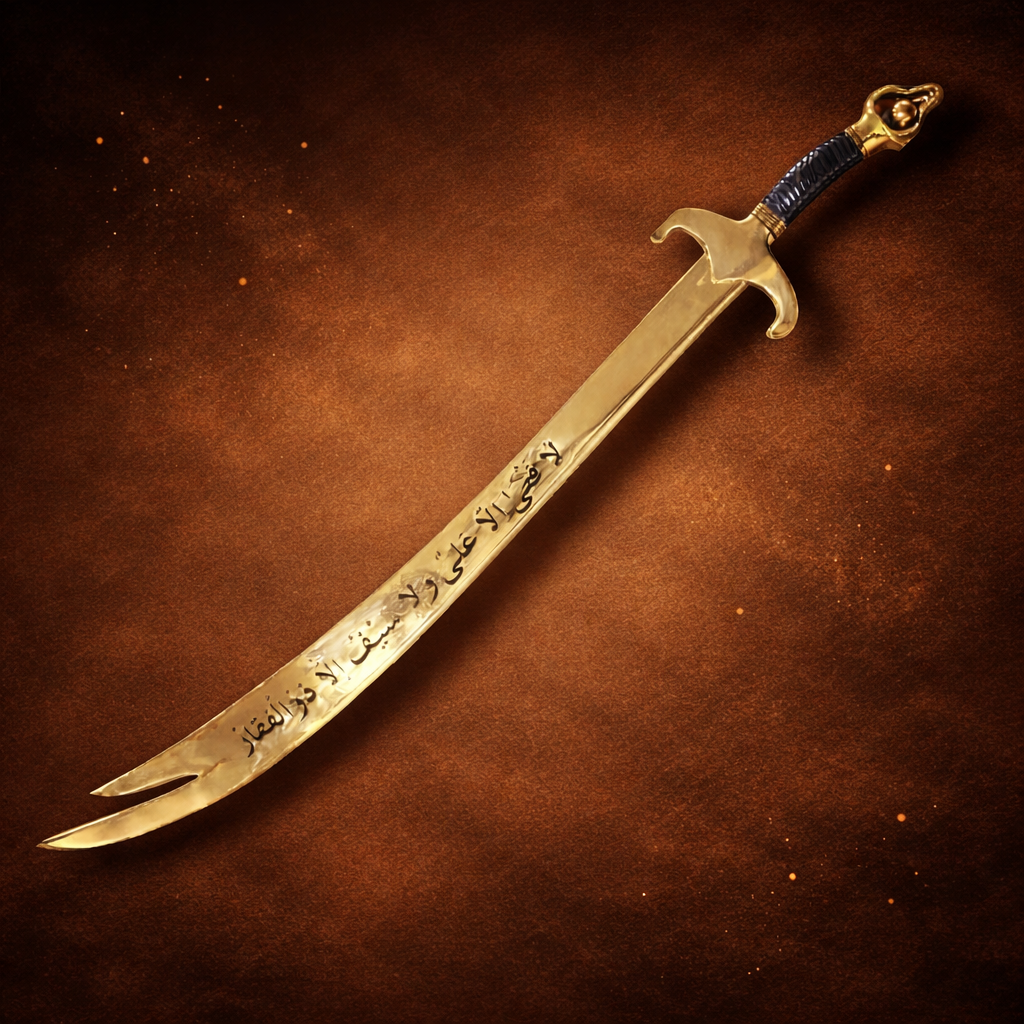 Replica of sword attributed to Prophet Muhammad PBUH and Imam Ali AS