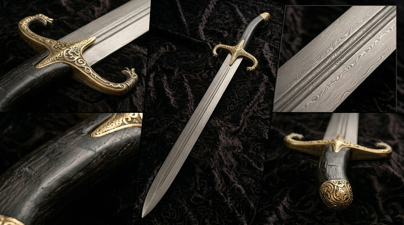 Replica of Sword attributed to Hazarat Umer detail
