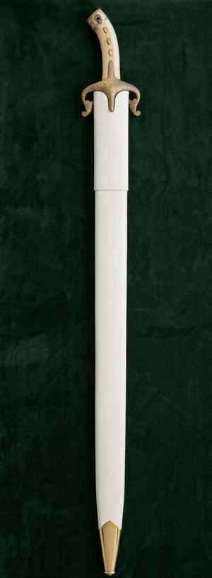 Replica of sword attributed to Anonymous Sahabi  in Plain scabbard