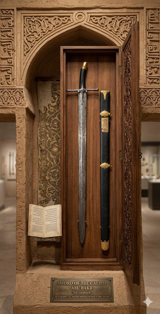 Replica of sword attributed to Hazrat Abu Baker ra