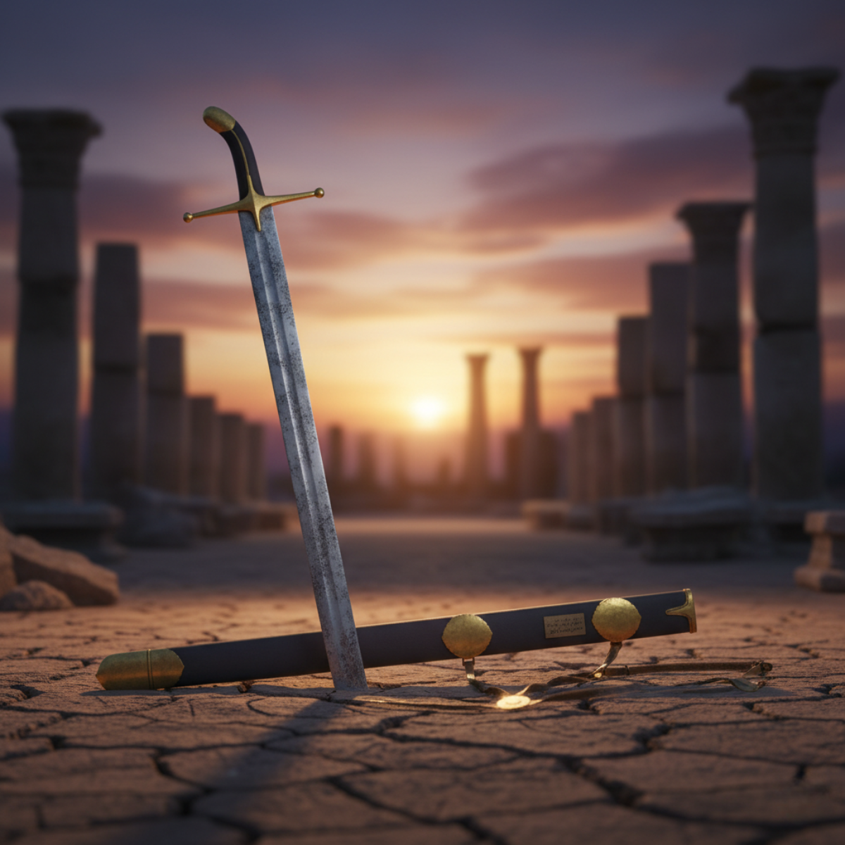 Replica of sword attributed to Sahabi Zubayr ra